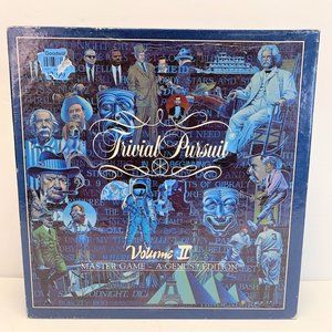 Complete TRIVIAL PURSUIT Volume II Board Game Master Game A Genus Edition